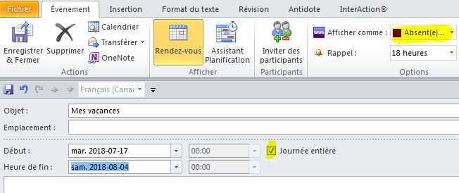 Partez en vacances-calendrier