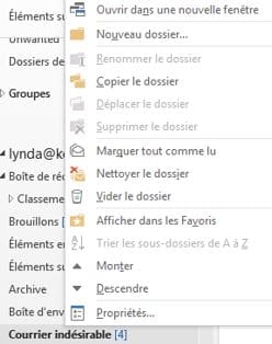 courrier indésirable-vider courrier indésirable-vider